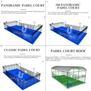 Fabricant professionnel <span class=keywords><strong>de</strong></span> terrains <span class=keywords><strong>de</strong></span> padel, terrain <span class=keywords><strong>de</strong></span> padel panoramique pour clubs sportifs, installations sportives commerciales - Product Image 4