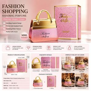 Deold Fashion <strong>Handbag</strong> OEM Custom Logo Private Label Wholesale 50ml Fruity Floral Women EDP <strong>Perfume</strong> - Product Image 4