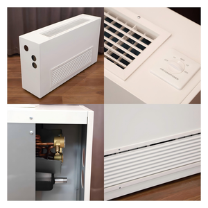 Siêu mỏng Wifi nhiệt kiểm soát ngang đơn vị cuộn dây quạt để sưởi ấm và làm mát treo tường hệ thống nướ<span class=keywords><strong>c</strong></span> làm mát - Product Image 2