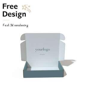 Custom Printed <strong>Red</strong> Rigid Shipping Gift <strong>Boxes</strong> with Embossing Recycled Materials Logo Free Sample for Socks Packaging - Product Image 3