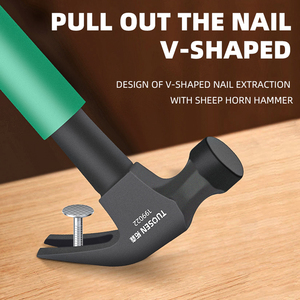 Small Stubby <strong>Tack</strong> <strong>Hammer</strong> for DIY Household Work Outdoor Camping 20oz Composite Handle <strong>Hammer</strong> with Claw Design OEM Customizable - Product Image 3