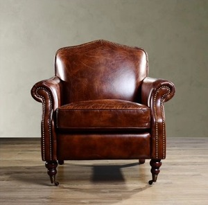 HJ HOME Aviator Retro Assis Mobilier Hôtel Canapé Bar Industriel Classique Chaise Longue Chesterfield Canapé Accent Chaise Longue - Product Image 6