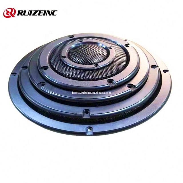 2/4/5/6.5/8-Inch Black Speaker Subwoofer Cover Car Loudspeaker Mesh Audio Terminal