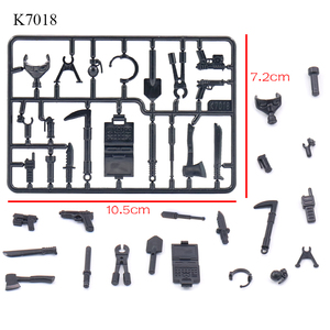 อุปกรณ์เสริมพลาสติกขนาดเล็กสำหรับปืนของเล่น ปืนพก อุปกรณ์ทหาร ของเล่นพลาสติกขนาดเล็กสำหรับทหารจิ๋ว - Product Image 5