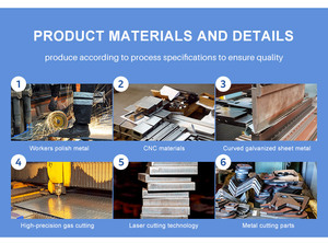 मशीनिंग गैर-मानक अनुकूलित शीट धातु लेजर उद्यम काटने वाले भागों लोड-असर संरचना फ्रेम - Product Image 6