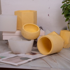 <span class=keywords><strong>New</strong></span> Bánh Công Cụ Nhiều Phong Cách Đa Giác Thạch Cao Xi Măng Hoa Nồi Khuôn Làm Bằng Tay Trang Trí Sân Vườn Silicone Hoa Nồi Khuôn - Product Image 2