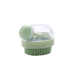 Cepillo de Silicona Multifuncional Portátil para Champú y Masaje, Dispensador de Champú, Cepillo de Baño para el Hogar y Viajes, para Bebés y Mascotas - Product Image 1
