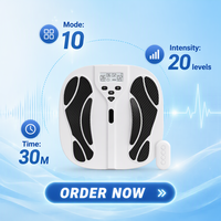 Masseur de pieds électrique OEM TENS EMS, tapis de massage des pieds, stimulateur de pieds portable pour soulager la douleur de la neuropathie