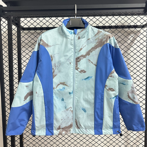 Trench Reversibile Co-branded 100% Poliestere Leggero Traspirante Asciugatura Rapida Protezione UV Antivento Impermeabile - Product Image 1