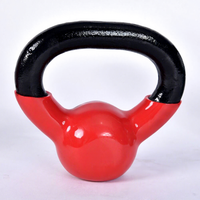 Ensemble de kettlebells Qimeng en fonte et vinyle PVC avec poignées binaurales, injection d'eau, option de logo et de couleur personnalisés (OEM)