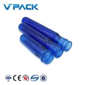 Botella de agua con cuello de 25/30mm, 15g, preforma/5 galones, 55mm, 56mm, material de plástico pet preforma/100%