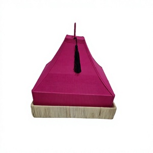 Bandeja de madera para servir alimentos con cubierta de tela, diseño fabuloso, calidad de lujo, forma cuadrada, a bajo precio. - Product Image 1