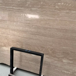 Tùy chỉnh ý Roman màu be travertine phiến đá cẩm thạch bên ngoài bức tường Ốp trang trí nội thất gạch kỹ thuật tự nhiên 1 năm ngoài trời - Product Image 5