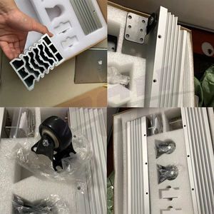 Binario di guida per tavolo pieghevole estensibile in alluminio per impieghi gravosi meccanismo da tavolo estraibile - Product Image 6