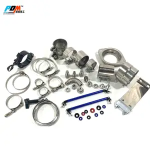 Cina produttore in acciaio inox Turbo tubo di scarico Automobile V Band morsetti con flange