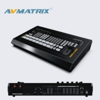 AVMATRIX SHARK S8X Commutateur de diffusion en direct 8 canaux SDI 4K HDMI avec caméra PTZ et micro XLR pour streaming et enregistrement