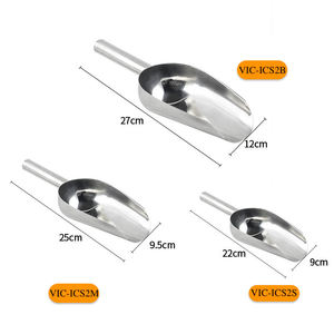 Mini barra redonda de acero inoxidable 304 para cocina, grado alimenticio, pala para cubitos de hielo, cuchara para hielo, multiusos para alimentos para mascotas - Product Image 3