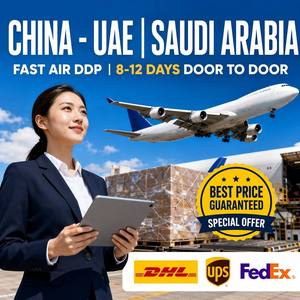 Servicio de Agencia de Carga Aérea Puerta a Puerta DDP de 8-12 Días, el Más Seguro, de China a Emiratos Árabes Unidos / Arabia Saudita - Product Image 1