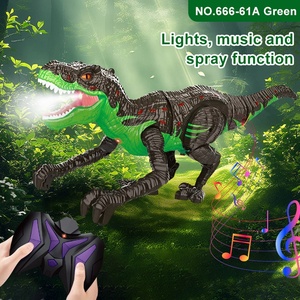 2.4G Simulation Fernbedienung Dinosaurier Spielzeug Kunststoff RC Dinosaurier mit Lichtern und Sound Stromquelle - Product Image 5