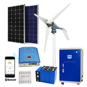 Sistema solar doméstico ELEGE 5kw turbina eólica 10kw sistema de control inverso sistema de suministro de energía integrado - Product Image 2