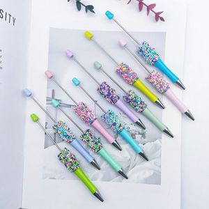 High Quality DIY Beads Colorful Ballpoint <strong>Pens</strong> <strong>Chocolate</strong> <strong>Candy</strong> Bead Ball <strong>Pen</strong> for Gift &amp; Children - Product Image 2
