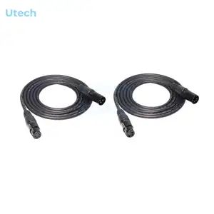 Kabel Dmx 5 Pin Xlr 5pin Wanita, Kualitas Tinggi Pemasok Asli Pria Ke 3 Pin Xlr 3pin Oem Pria Wanita 3 P