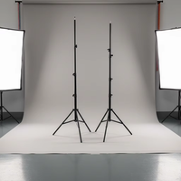 Kit d'éclairage LED plat réglable pour photographie, alimentation USB, étanche, température de couleur réglable 2800K-7000K, portable