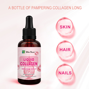 Wins Town Biotin <b>Collagen</b> Drops 60ml Type I & III <b>Collagen</b> Keratin Biotin B7 <b>Liquid</b> Drops for Hair Skin Nail Herbal supplements - Product Image 4