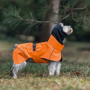 Impermeabile per cani da compagnia orsacchiotto <span class=keywords><strong>Bichon</strong></span> cane piccolo e medio impermeabile universale Poncho doppio colletto multicolore cane vestiti impermeabile impermeabile - Product Image 5