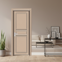 Porte battante en verre fini en alliage d'aluminium moderne, épaisseur 1,4 mm, couleur et taille personnalisées, avec garantie de 3 ans pour les appartements et les hôtels