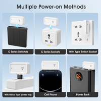 Penguat Sinyal Tuya Smart Zigbee Wireless Repeater Range Extender Tipe-C 2.4GHz, Berfungsi dengan Alexa, Google, Android, Berbahan Plastik