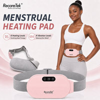 Masajeador Pequeño para Alivio del Dolor Menstrual, Producto de Masaje con Calor, Equipo de Masaje Portátil, Cinturón de Alivio, Almohadilla Térmica para el Cuidado Menstrual de Mujeres y Hombres