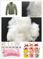 Vente en gros de remplissage couette oreiller canapé jouets en peluche matériau de rembourrage rebond moelleux fibre de polyester discontinue