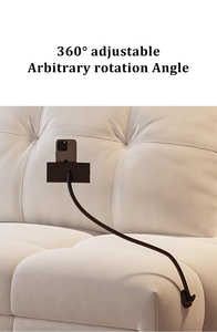 Sofá <span class=keywords><strong>Cama</strong></span> Convertible - Tela Acolchada, Diseño Extensible y Plegable para Oficina <span class=keywords><strong>en</strong></span> Casa y Sala de Estar |   Sofá Multifuncional - Product Image 4