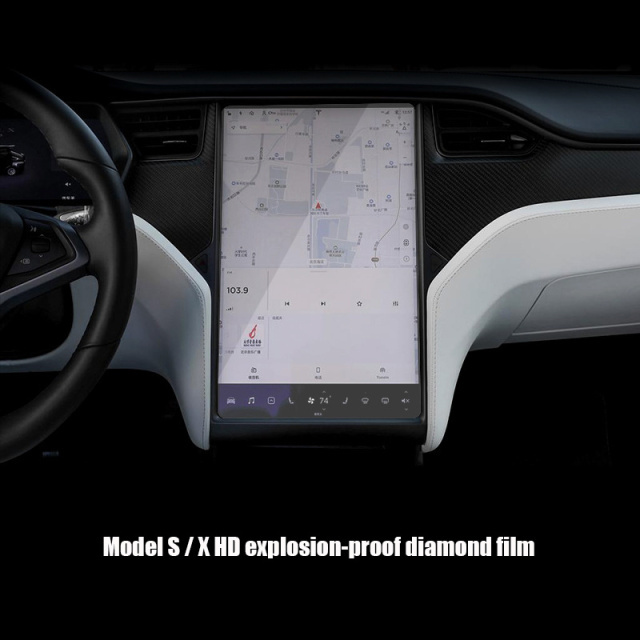 Tempered Glass 2.5D Radian A++ Quality Car Dashboard Touch Screen Protective Film for Tesla Model S 3 X Y GPS Navigation