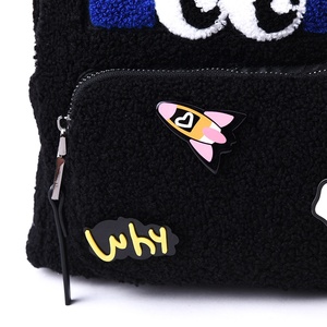 Agneau polaire dessin animé mignon <span class=keywords><strong>mode</strong></span> petit peu petite dame femmes fille sac à dos - Product Image 4