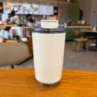 Gobelet isotherme en acier inoxydable de 11 oz, à double paroi, isolé sous vide, tasse à café réutilisable, mug de voyage pour boissons chaudes et froides