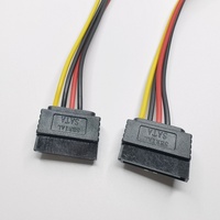 Câble d'alimentation personnalisé pour disque dur SATA SHANWEI, assemblage de câbles série SATA 15 22 broches femelle vers connecteur JST Vh3.96 4 5 6 7 8 broches