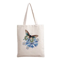 Nouveau sac fourre-tout promotionnel personnalisé réutilisable en toile de coton rouge de 12 oz avec poignée en corde et motif lettres