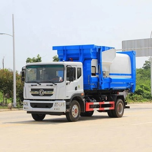 รถบรรทุกติดเครนไฮดรอลิก 4x2 พรีเมียม ตงเฟิง สำหรับขนส่งตู้คอนเทนเนอร์ขยะและบริการด้านสิ่งแวดล้อม - Product Image 2