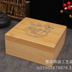 Caja de Bambú Cuadrada para Almacenamiento de Joyas, Colección Harvest, Hecha a Medida - Product Image 2