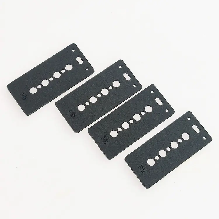 4 string Fiber Plate Pickup Bobbin P Bass Guitar pickup flatwork for DIY bass building parts