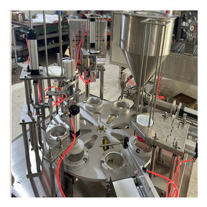 Máquina automática <span class=keywords><strong>de</strong></span> sellado <span class=keywords><strong>de</strong></span> Llenado <span class=keywords><strong>de</strong></span> líquidos <span class=keywords><strong>de</strong></span> yogur <span class=keywords><strong>de</strong></span> miel <span class=keywords><strong>de</strong></span> tipo rotativo para vasos <span class=keywords><strong>de</strong></span> plástico - Product Image 3