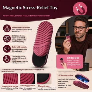 Nuevo Juguete Sensorial Magnético de Silicona Premium, Deslizador Magnético Fuerte para Dedos, Juguete Antiestrés - Product Image 4
