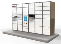 Casier électronique intelligent en métal personnalisé, pour la livraison de colis, pour Service postale, 100 pièces