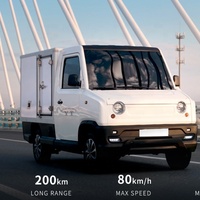 Camion Cargo léger 4x2 COC, pick-up électrique mini cargo van cee mini camion électrique