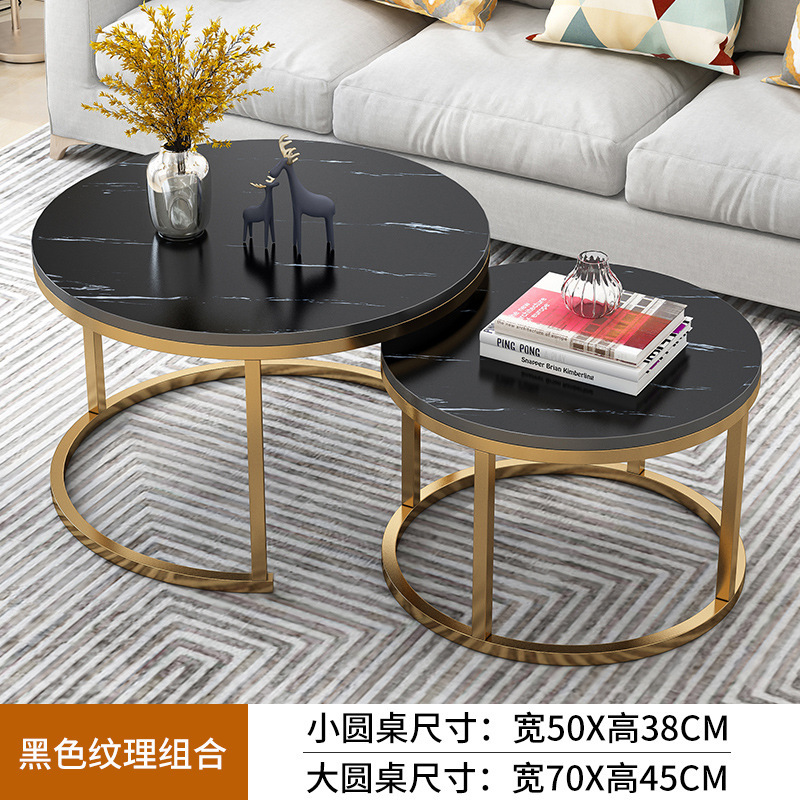 ชุดชั้นวางหินสีดำขนาด50*50*30 70*45สีทอง