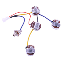 Vente en gros de faisceau de câbles de guitare pré-câblés Epi Loaded 2T2V avec kits de pré-câblés à bobine pour pièces de guitare basse LP SG