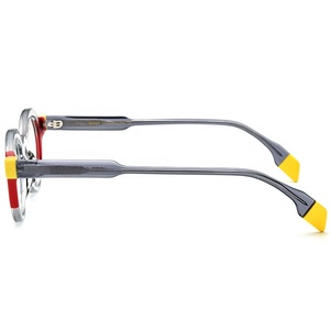 Kính mắt gọng acetate nam nữ cổ điển retro, mắt kính tròn nhỏ, kính thuốc theo toa - Product Image 4