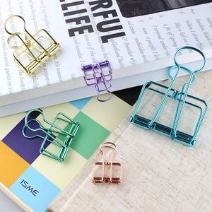 Clips de reliure personnalisés en couleur, pinces à ressort pour mémos, fournitures de bureau et scolaires, clips de reliure de 19 mm pour chancellerie - Product Image 6